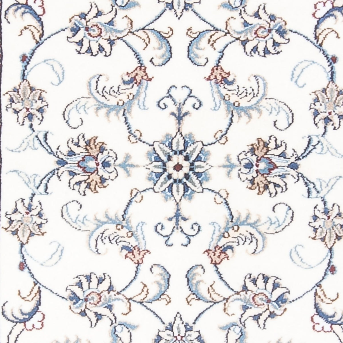 Loper Perzisch tapijt - Nain - 290 x 74 cm - zilver