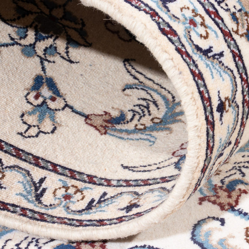 Loper Perzisch tapijt - Nain - 290 x 74 cm - zilver