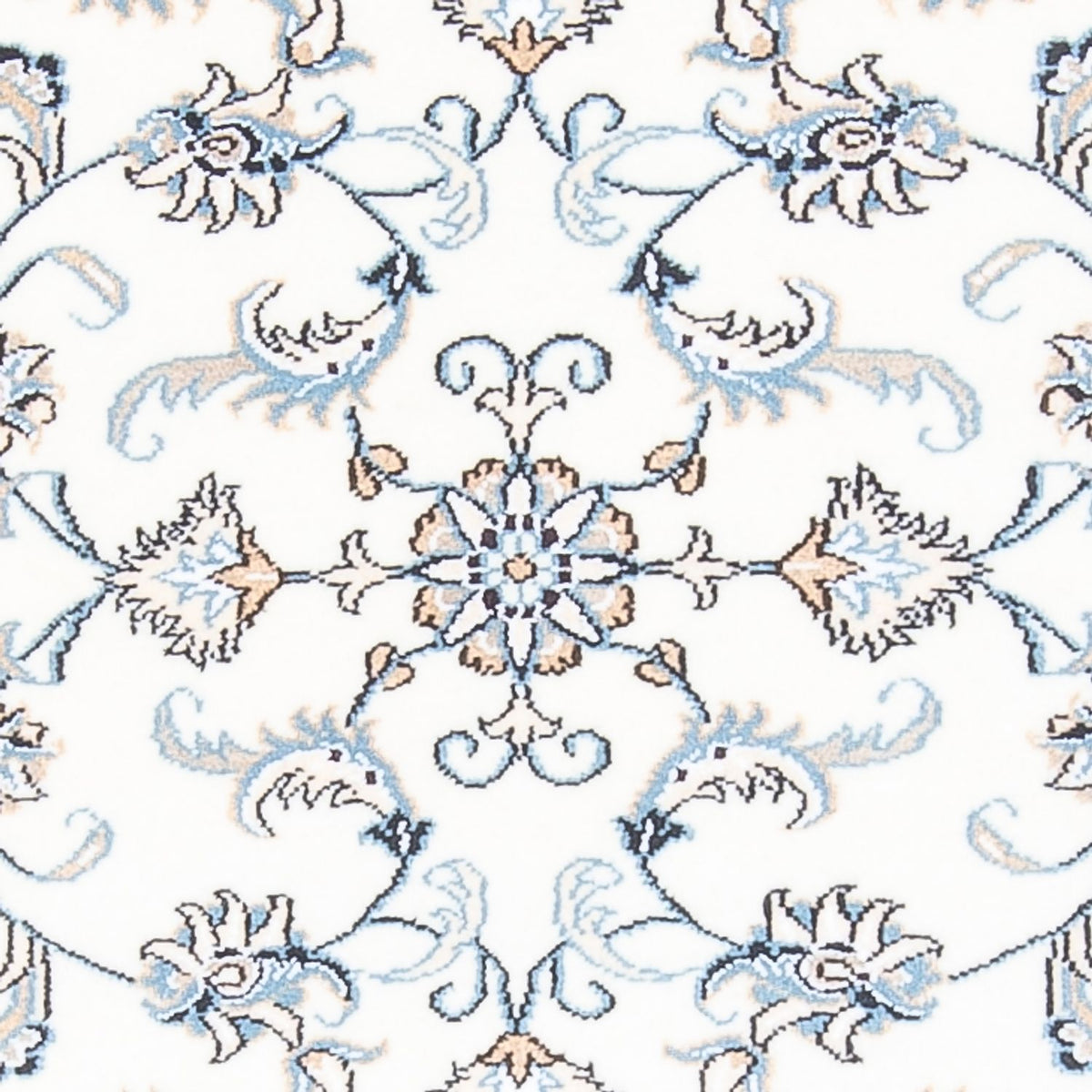 Loper Perzisch tapijt - Nain - 284 x 78 cm - zilver