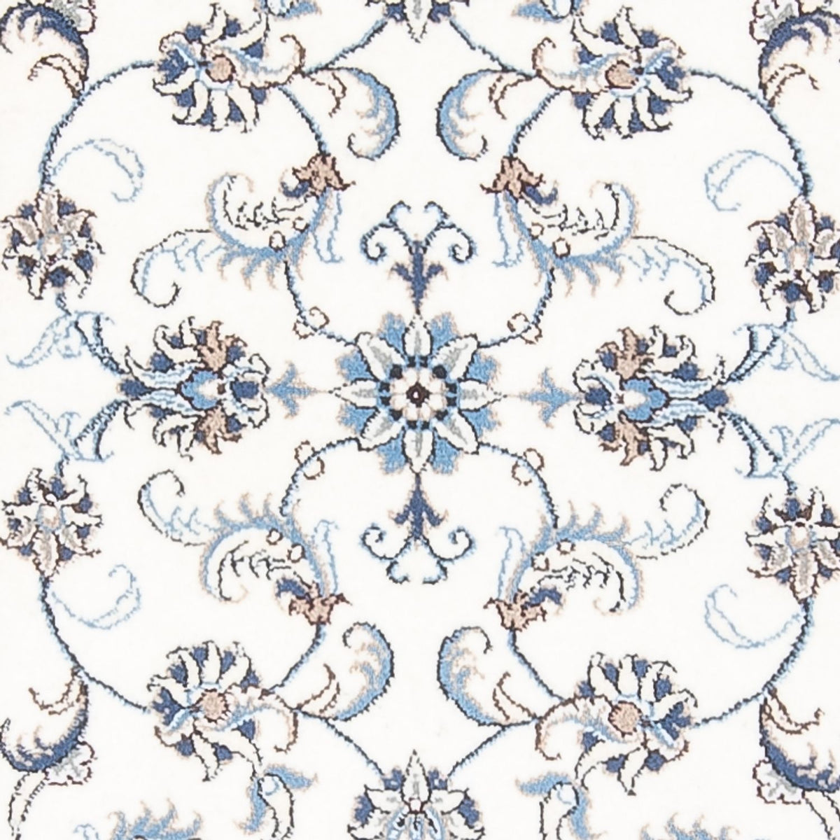 Loper Perzisch tapijt - Nain - 288 x 78 cm - zilver