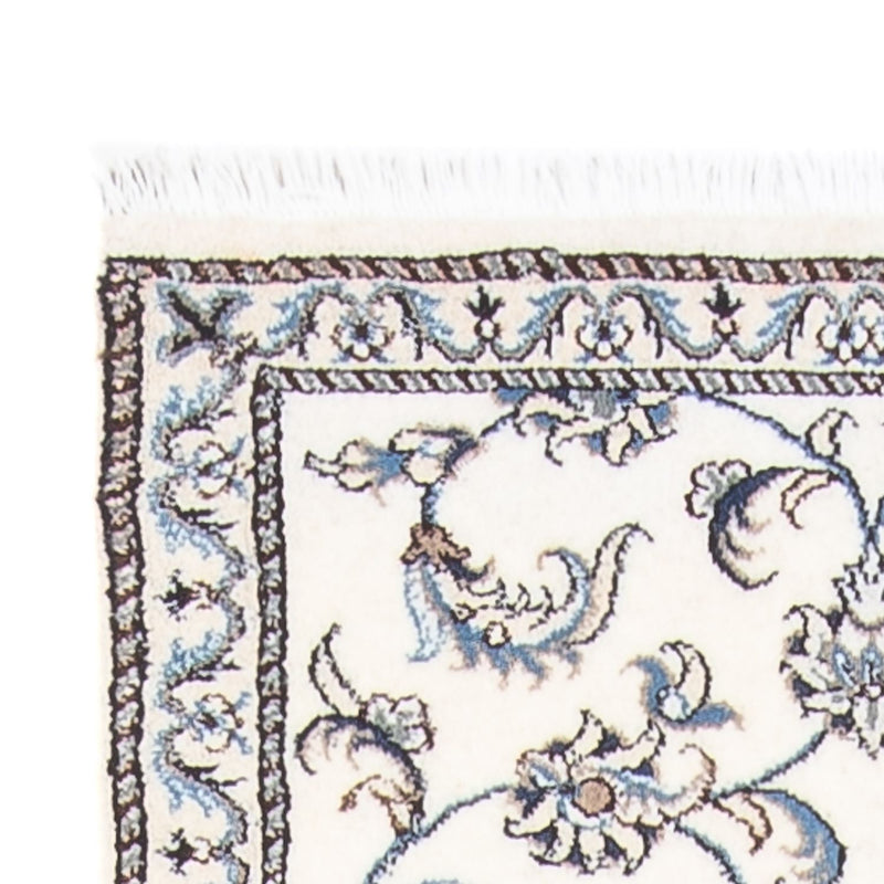 Loper Perzisch tapijt - Nain - 288 x 78 cm - zilver