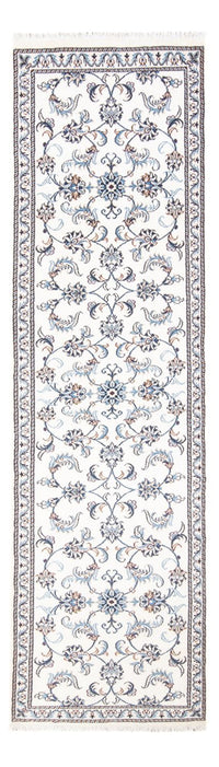 Loper Perzisch tapijt - Nain - 295 x 82 cm - zilver