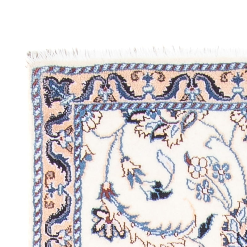 Loper Perzisch tapijt - Nain - 292 x 81 cm - zilver