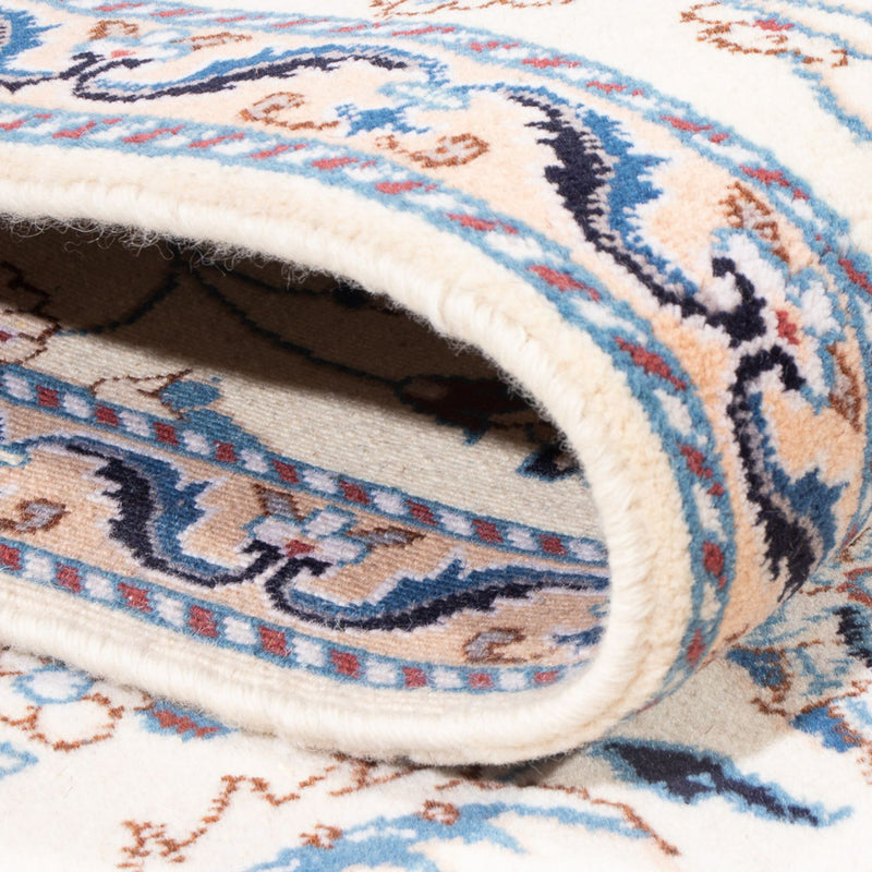 Loper Perzisch tapijt - Nain - 292 x 81 cm - zilver