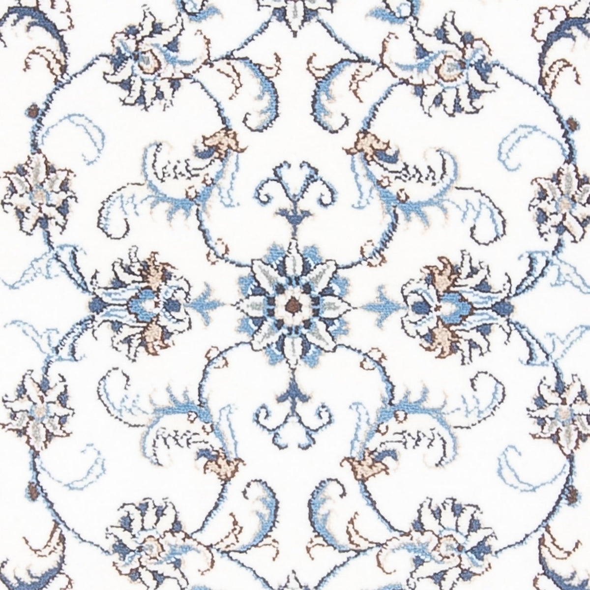 Loper Perzisch tapijt - Nain - 292 x 76 cm - zilver