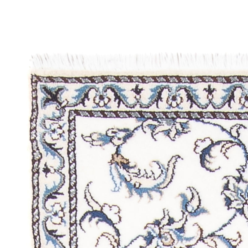 Loper Perzisch tapijt - Nain - 292 x 76 cm - zilver