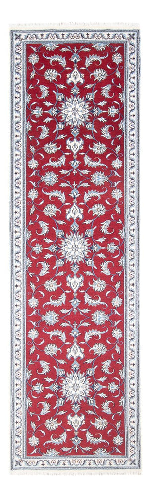 Loper Perzisch tapijt - Nain - 290 x 82 cm - rood