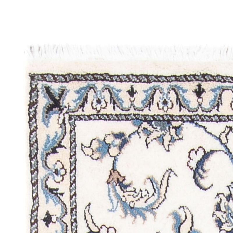 Loper Perzisch tapijt - Nain - 286 x 77 cm - zilver