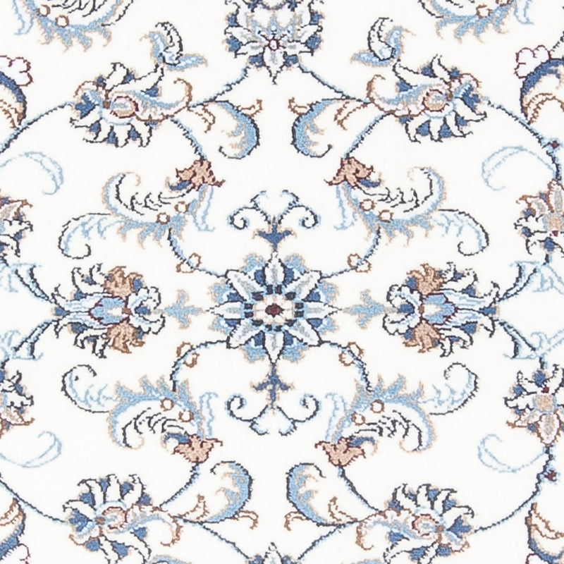 Loper Perzisch tapijt - Nain - 286 x 82 cm - zilver