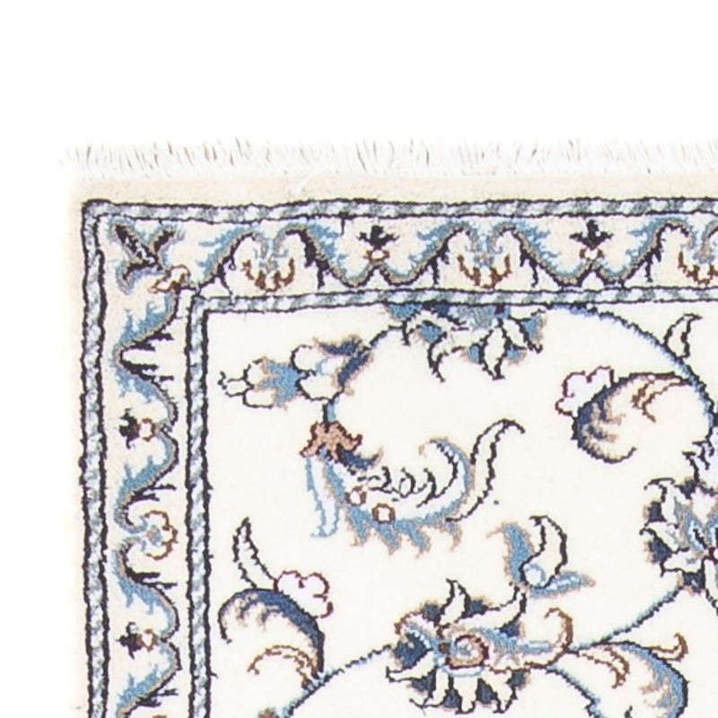 Loper Perzisch tapijt - Nain - 286 x 82 cm - zilver