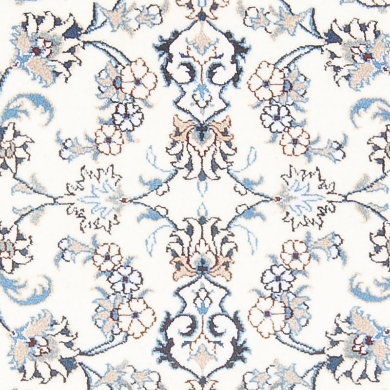 Loper Perzisch tapijt - Nain - 194 x 80 cm - zilver