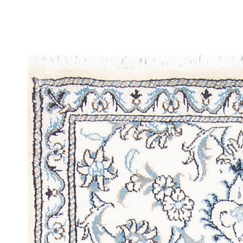 Loper Perzisch tapijt - Nain - 197 x 75 cm - zilver