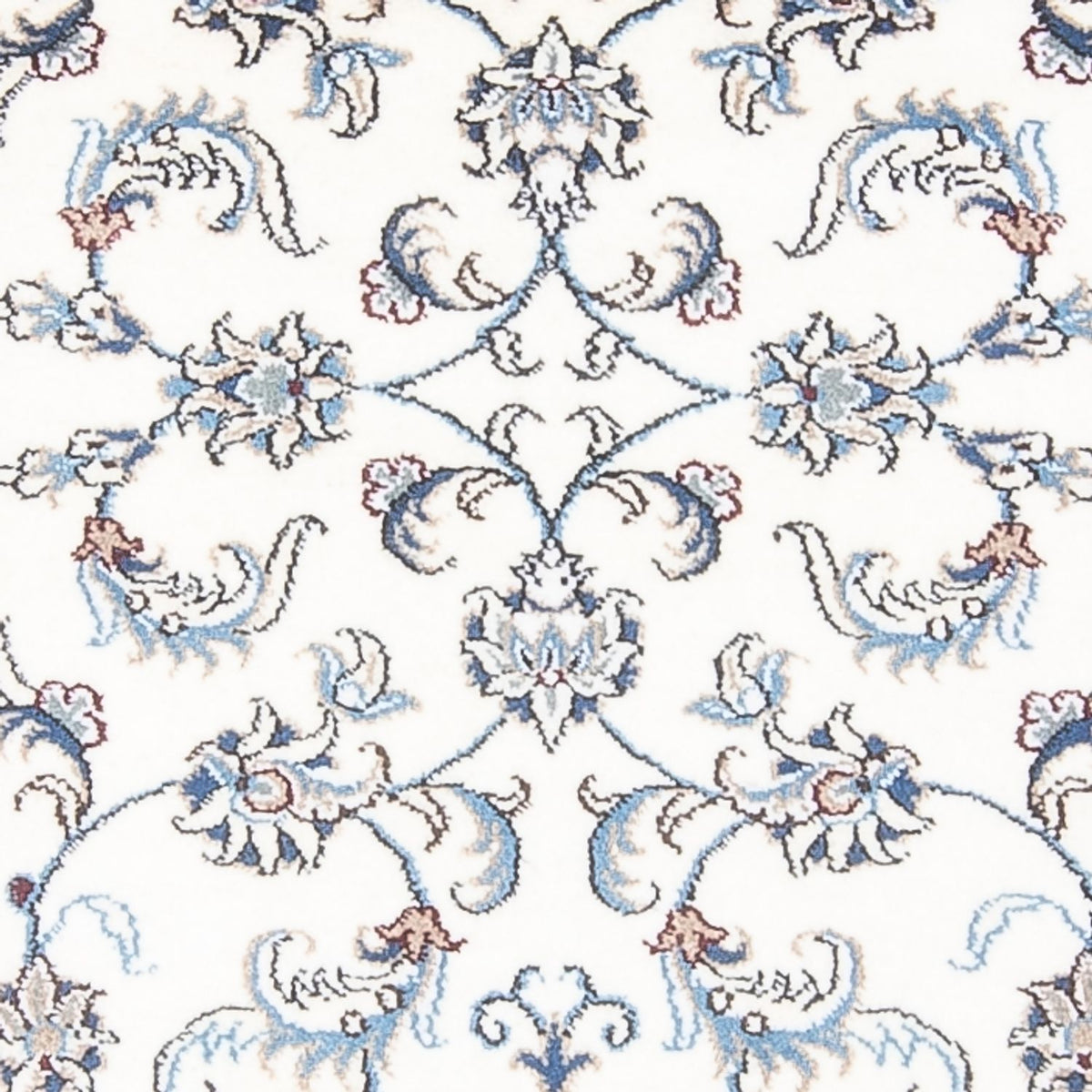 Loper Perzisch tapijt - Nain - 195 x 77 cm - zilver