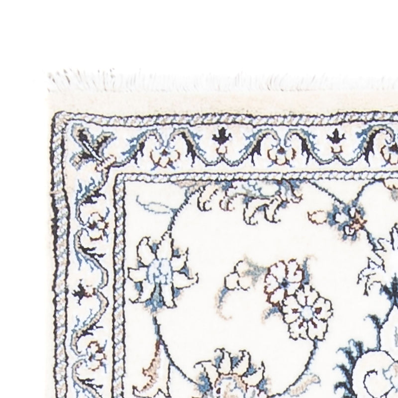 Loper Perzisch tapijt - Nain - 196 x 77 cm - zilver