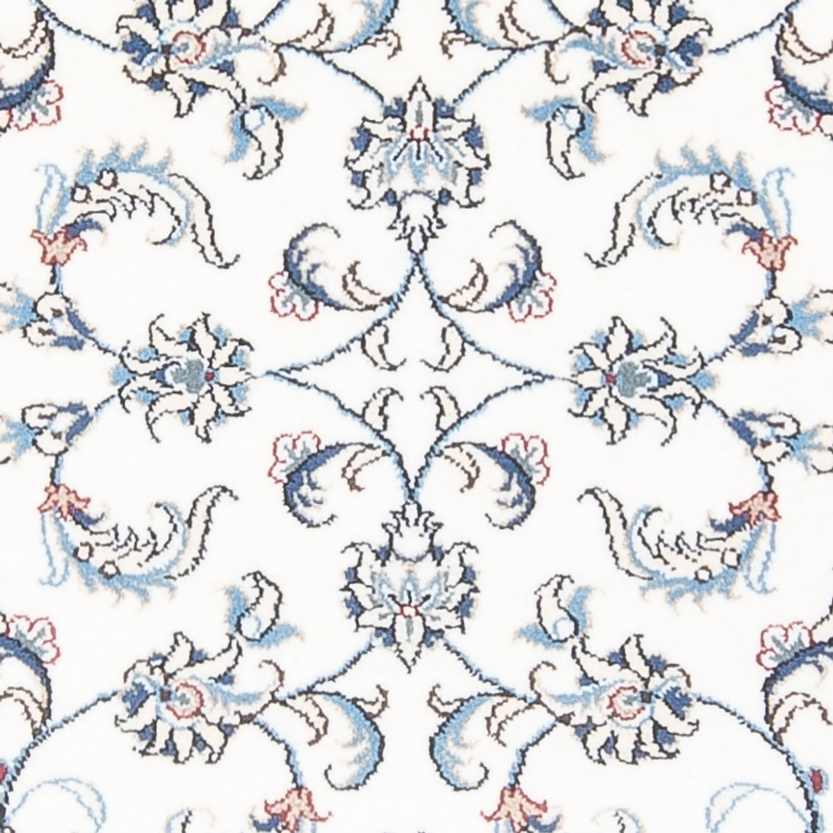 Loper Perzisch tapijt - Nain - 197 x 78 cm - zilver