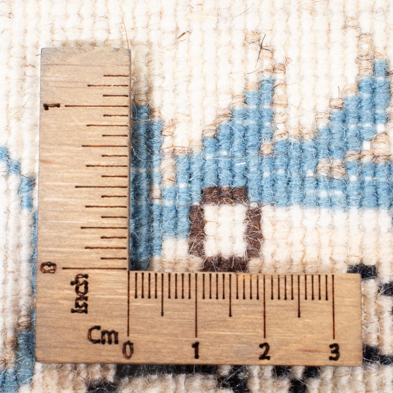 Loper Perzisch tapijt - Nain - 197 x 78 cm - zilver