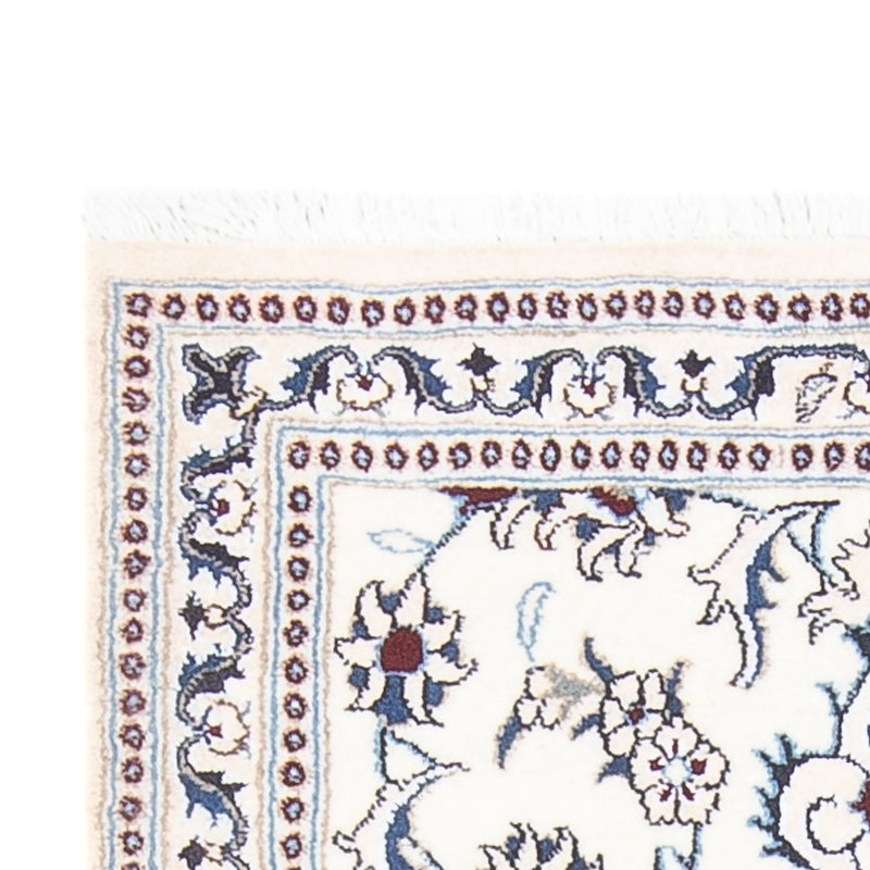 Loper Perzisch tapijt - Nain - 192 x 88 cm - zilver