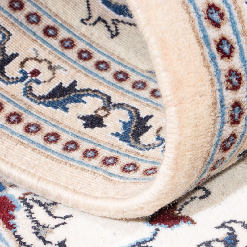 Loper Perzisch tapijt - Nain - 192 x 88 cm - zilver