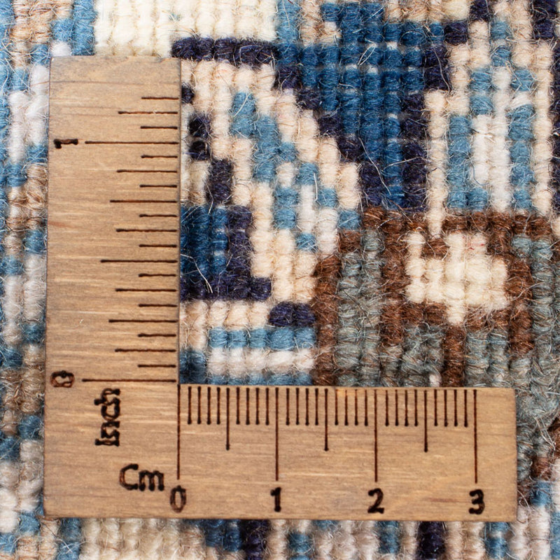 Loper Perzisch tapijt - Nain - 204 x 78 cm - zilver