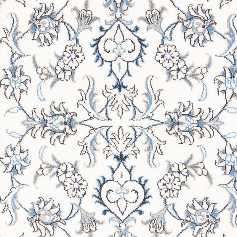 Loper Perzisch tapijt - Nain - 200 x 77 cm - zilver