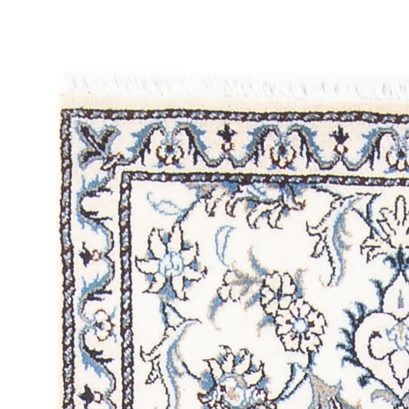 Loper Perzisch tapijt - Nain - 200 x 77 cm - zilver