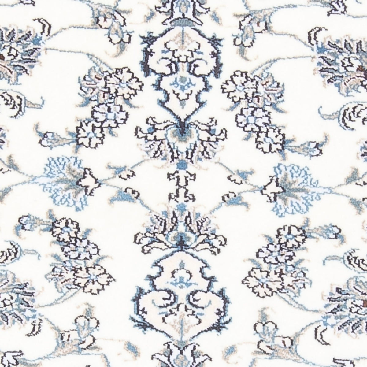 Loper Perzisch tapijt - Nain - 188 x 84 cm - zilver