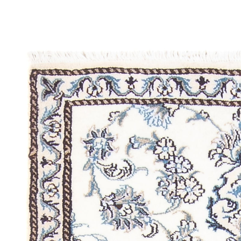 Loper Perzisch tapijt - Nain - 188 x 84 cm - zilver