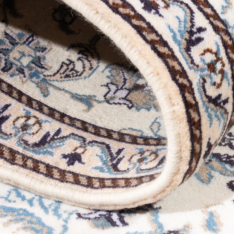 Loper Perzisch tapijt - Nain - 188 x 84 cm - zilver