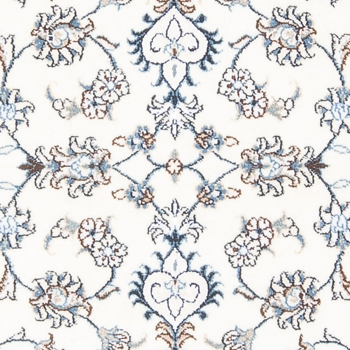 Loper Perzisch tapijt - Nain - 197 x 76 cm - zilver