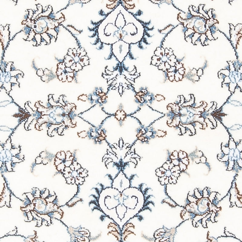 Loper Perzisch tapijt - Nain - 197 x 76 cm - zilver