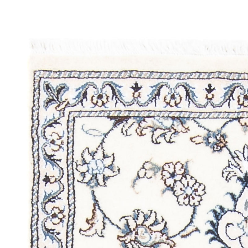 Loper Perzisch tapijt - Nain - 197 x 76 cm - zilver