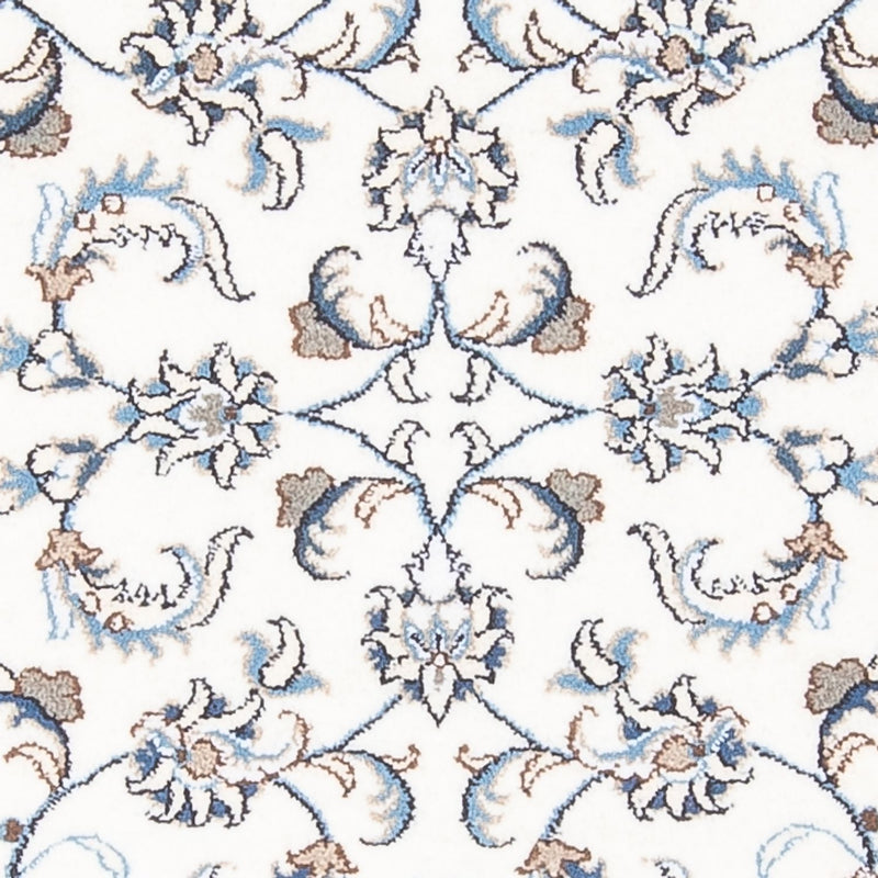 Loper Perzisch tapijt - Nain - 200 x 80 cm - zilver