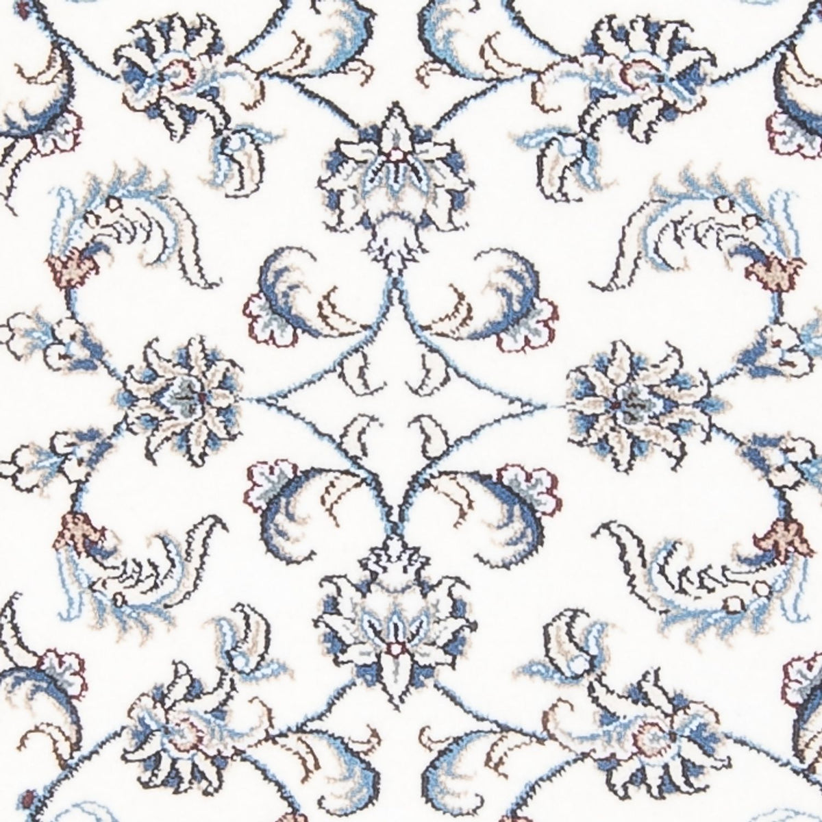 Loper Perzisch tapijt - Nain - 202 x 78 cm - zilver