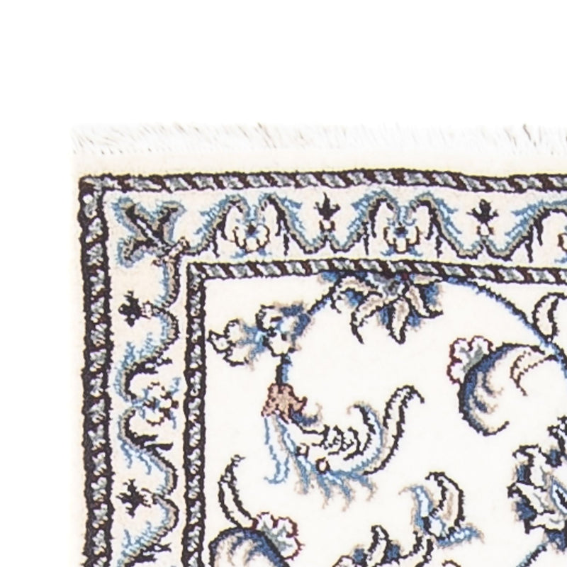 Loper Perzisch tapijt - Nain - 202 x 78 cm - zilver