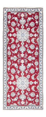 Loper Perzisch tapijt - Nain - 196 x 76 cm - rood