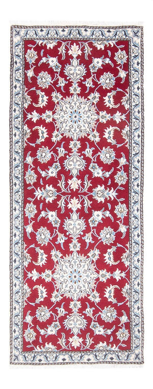 Loper Perzisch tapijt - Nain - 196 x 76 cm - rood