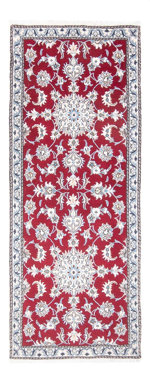 Loper Perzisch tapijt - Nain - 196 x 76 cm - rood