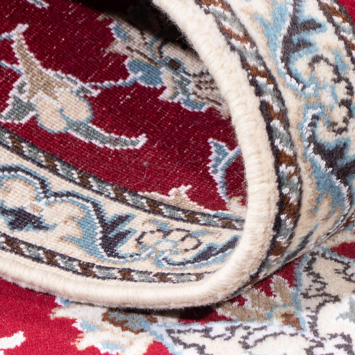 Loper Perzisch tapijt - Nain - 196 x 76 cm - rood