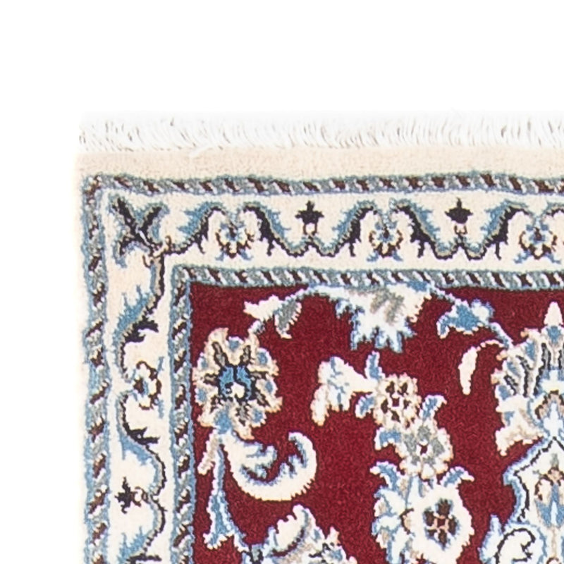 Loper Perzisch tapijt - Nain - 206 x 76 cm - rood