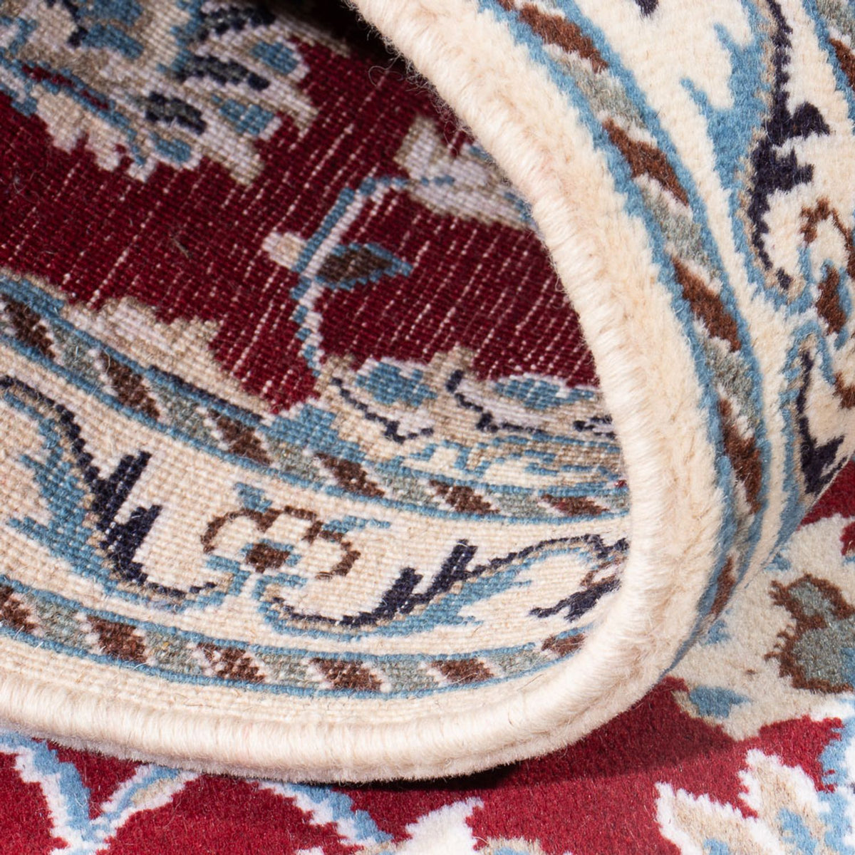 Loper Perzisch tapijt - Nain - 206 x 76 cm - rood