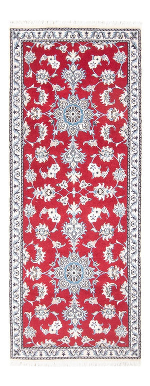 Loper Perzisch tapijt - Nain - 200 x 78 cm - rood