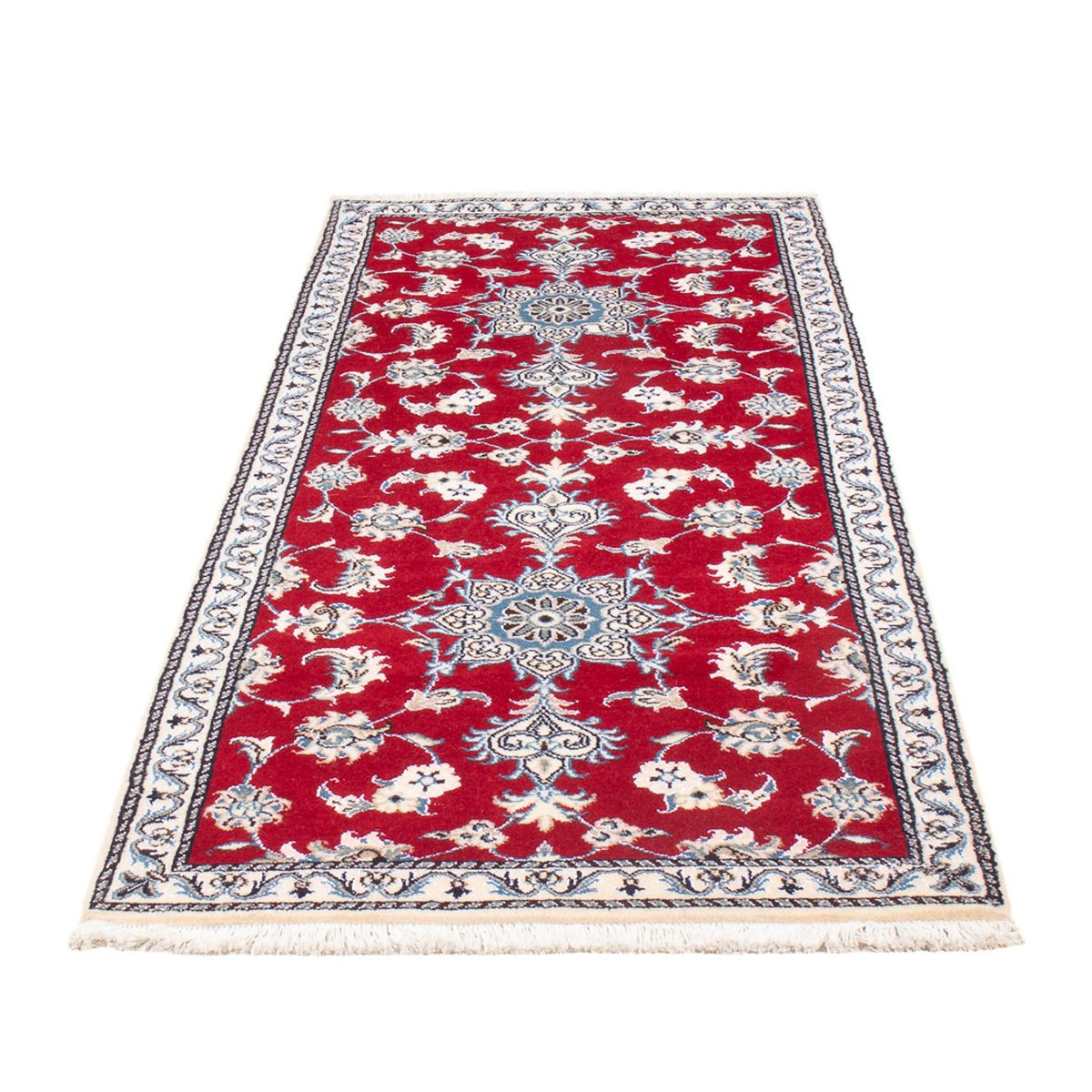 Loper Perzisch tapijt - Nain - 200 x 78 cm - rood