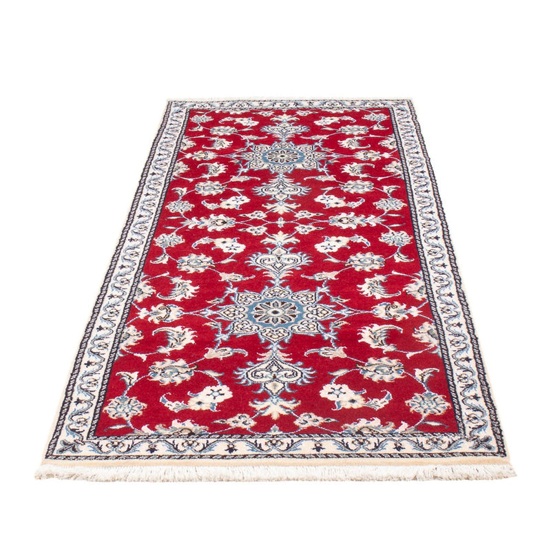 Loper Perzisch tapijt - Nain - 200 x 78 cm - rood