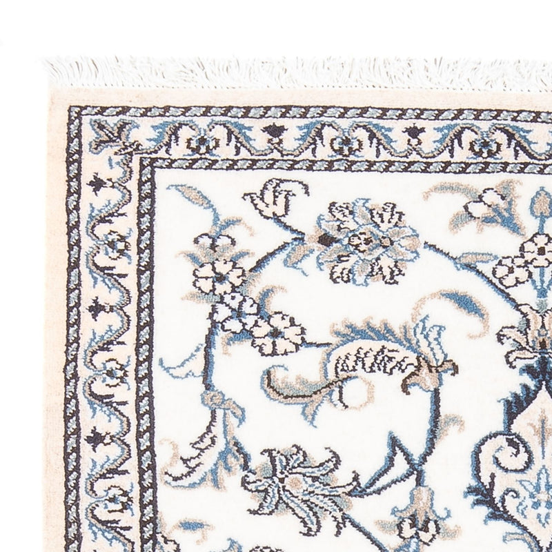 Perzisch tapijt - Nain - 140 x 90 cm - zilver