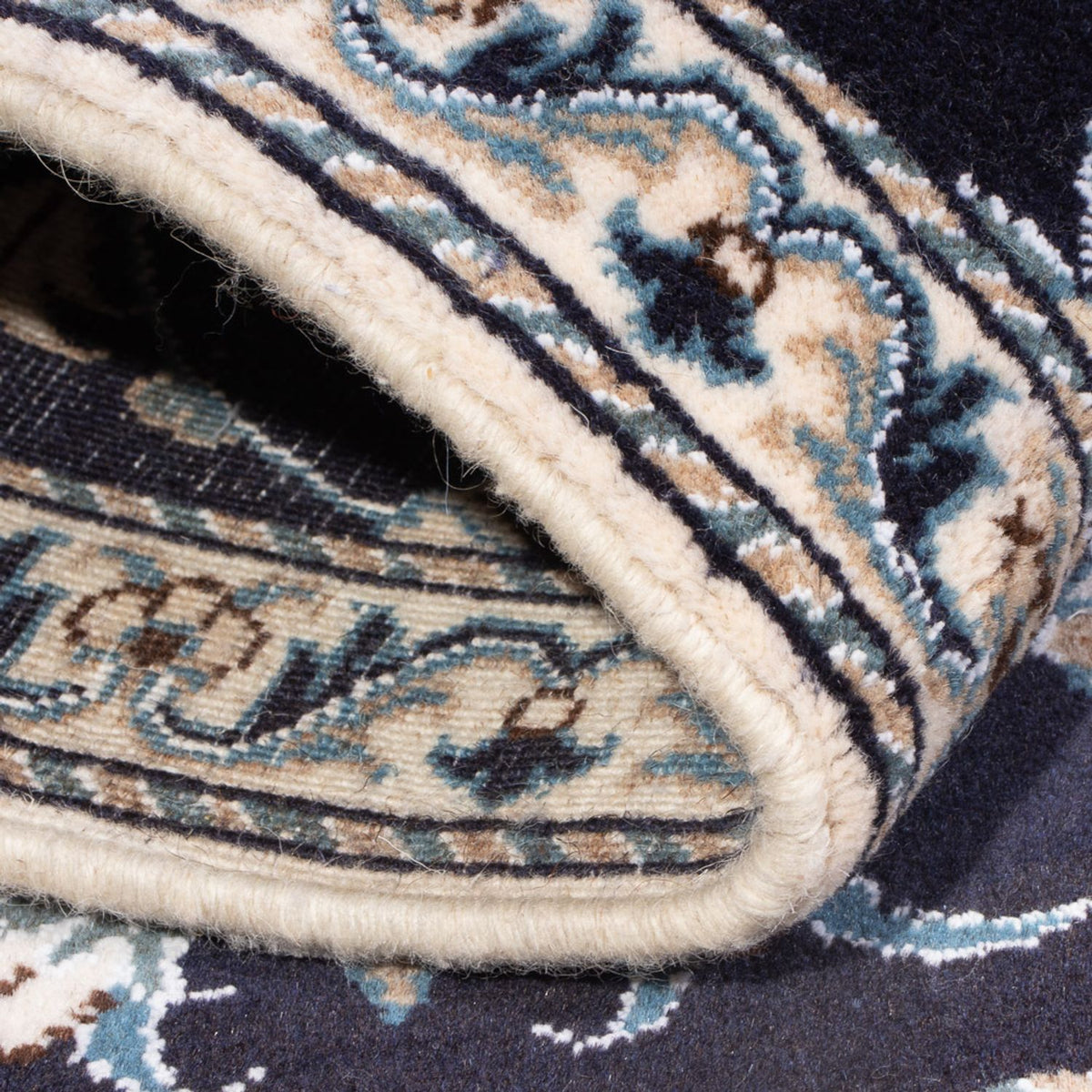 Perzisch tapijt - Nain - 140 x 90 cm - donkerblauw