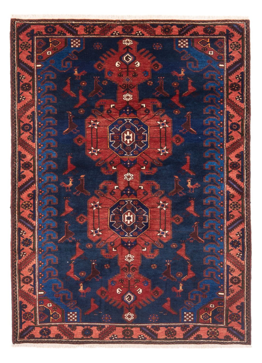 Perzisch Tapijt - Nomadisch - 197 x 136 cm - blauw