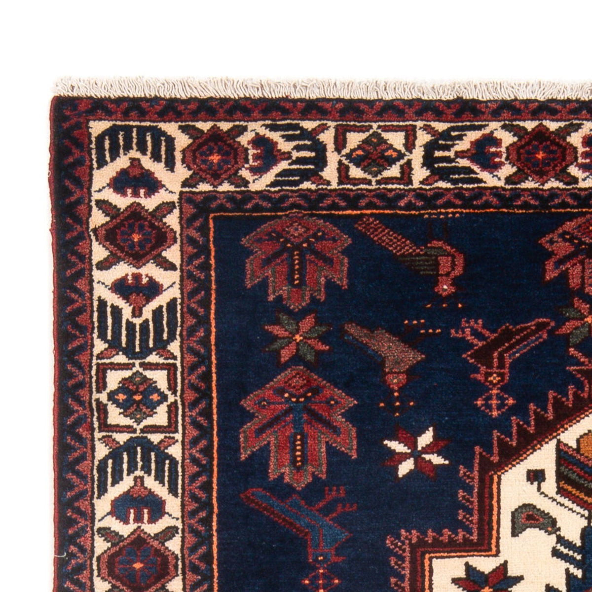 Perzisch Tapijt - Nomadisch - 205 x 128 cm - donkerblauw