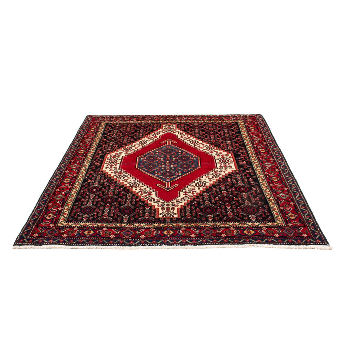 Perzisch tapijt - Klassiek - 193 x 143 cm - donkerblauw