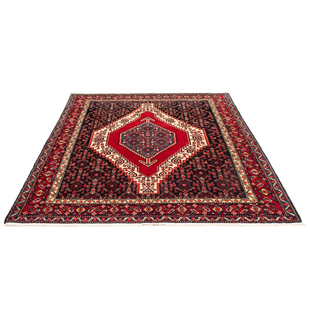 Perzisch tapijt - Klassiek - 196 x 140 cm - donkerblauw