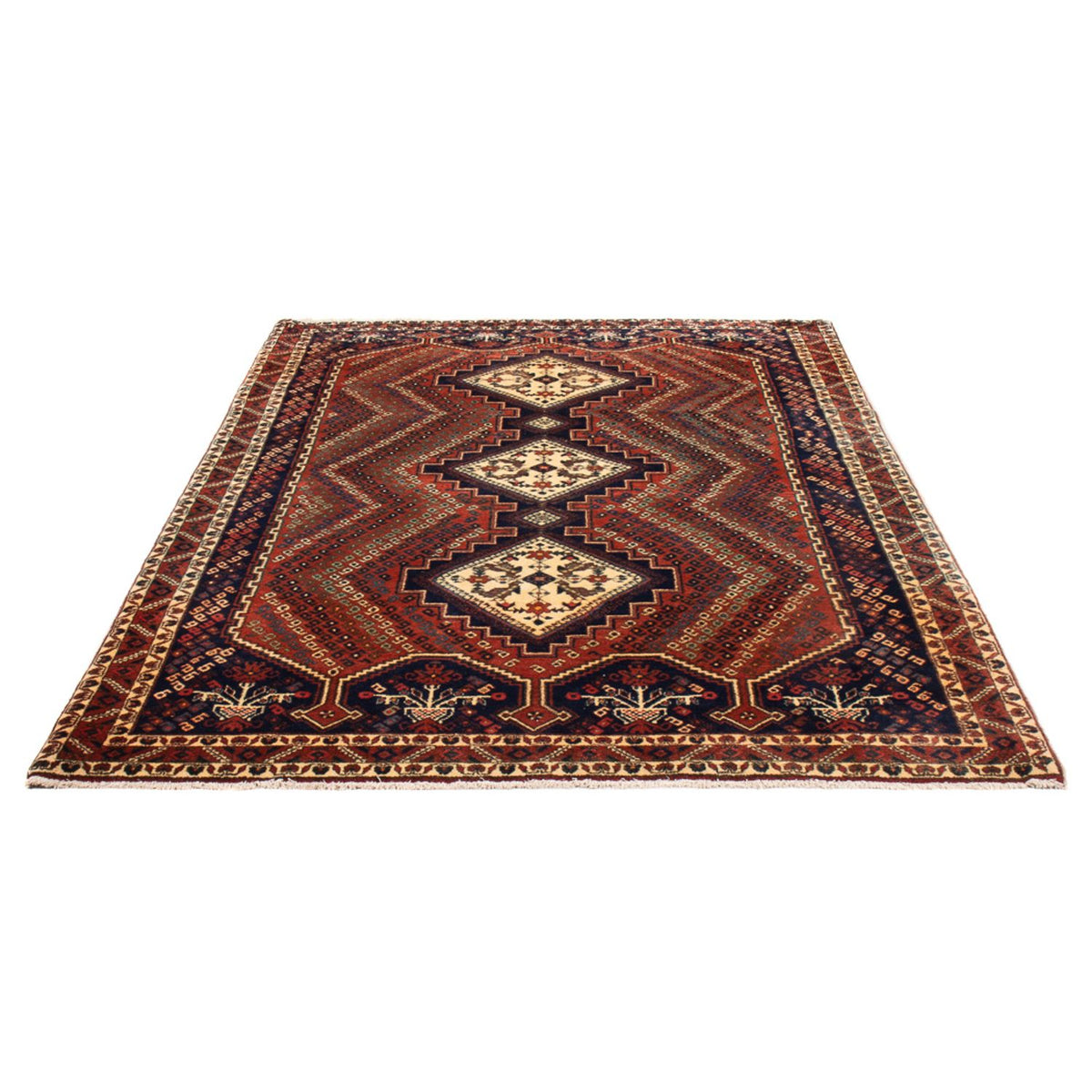 Perzisch Tapijt - Nomadisch - 208 x 142 cm - rood